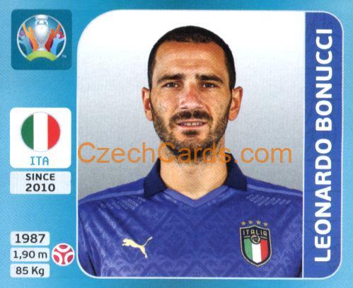 Leonardo Bonucci 2020 Panini UEFA Euro Tournament Ed. Blue #12
