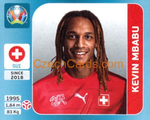 Kevin Mbabu 2020 Panini UEFA Euro Tournament Ed. Blue #45