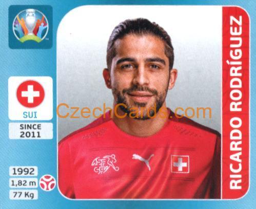 Ricardo Rodríguez 2020 Panini UEFA Euro Tournament Ed. Blue #46