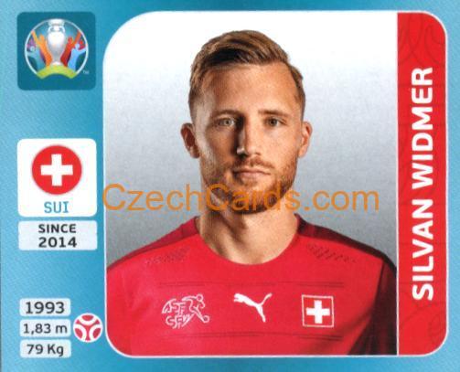 Silvan Widmer 2020 Panini UEFA Euro Tournament Ed. Blue #48