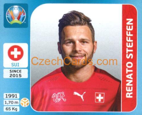 Renato Steffen 2020 Panini UEFA Euro Tournament Ed. Blue #53