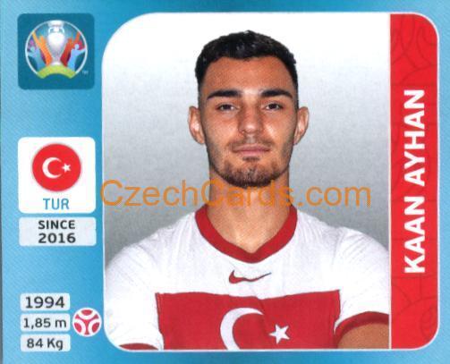 Kaan Ayhan 2020 Panini UEFA Euro Tournament Ed. Blue #64