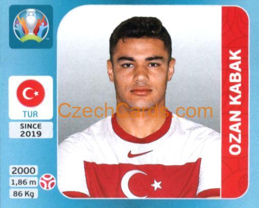 Ozan Kabak 2020 Panini UEFA Euro Tournament Ed. Blue #67
