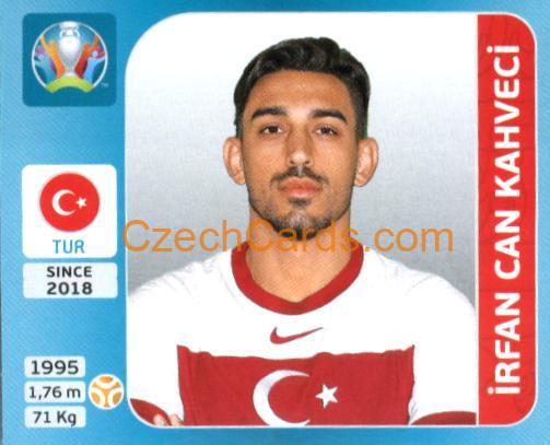Irfan Can Kahveci 2020 Panini UEFA Euro Tournament Ed. Blue #72
