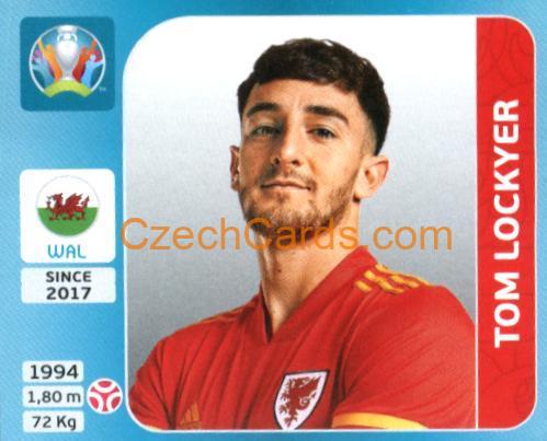 Tom Lockyer 2020 Panini UEFA Euro Tournament Ed. Blue #99