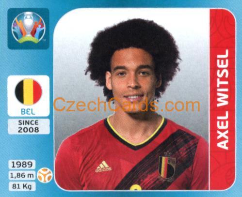 Axel Witsel 2020 Panini UEFA Euro Tournament Ed. Blue #128