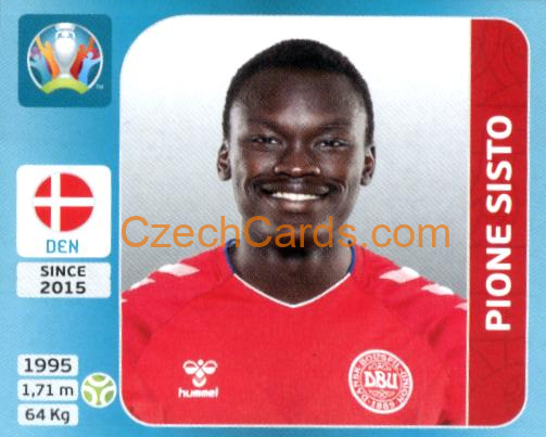 Pione Sisto 2020 Panini UEFA Euro Tournament Ed. Blue #166