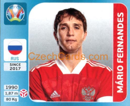 Mário Fernandes 2020 Panini UEFA Euro Tournament Ed. Blue #207