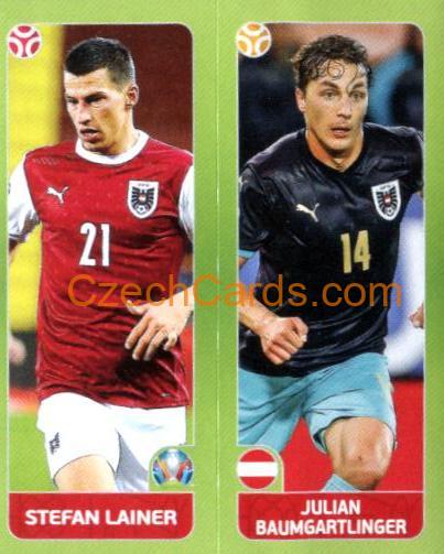 Stefan Lainer / Julian Baumgartlinger 2020 Panini UEFA Euro Tournament Ed. Blue #246