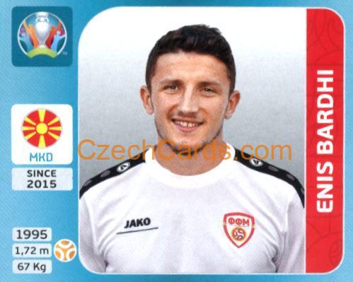 Enis Bardhi 2020 Panini UEFA Euro Tournament Ed. Blue #288