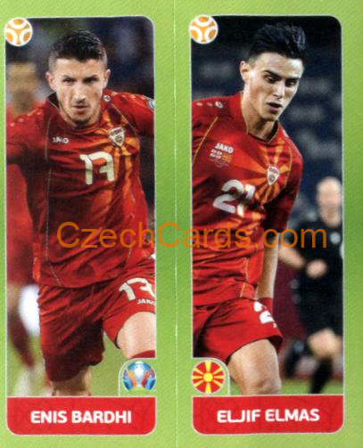 Enis / Elmas 2020 Panini UEFA Euro Tournament Ed. Blue #301