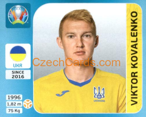 Viktor Kovalenko 2020 Panini UEFA Euro Tournament Ed. Blue #320