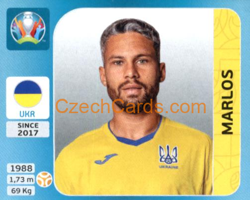 Marlos 2020 Panini UEFA Euro Tournament Ed. Blue #323