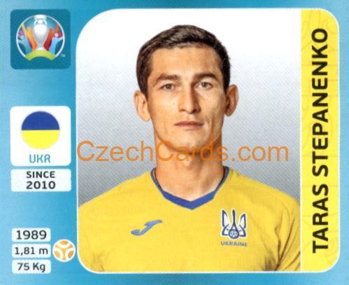 Taras Stepanenko 2020 Panini UEFA Euro Tournament Ed. Blue #324