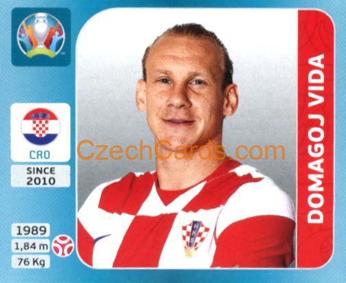 Domagoj Vida 2020 Panini UEFA Euro Tournament Ed. Blue #339