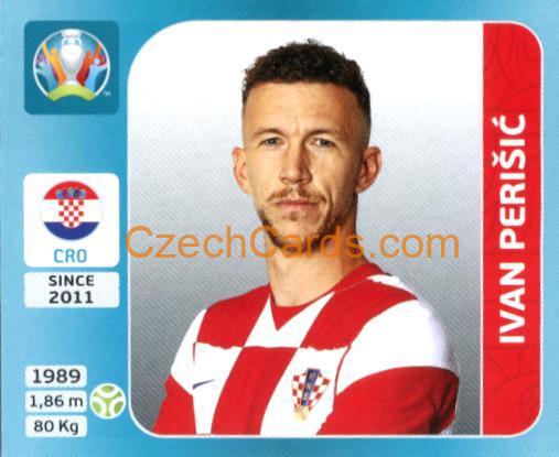 Ivan Perišić 2020 Panini UEFA Euro Tournament Ed. Blue #349