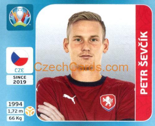 Petr Ševčík 2020 Panini UEFA Euro Tournament Ed. Blue #379