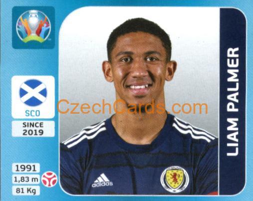 Liam Palmer 2020 Panini UEFA Euro Tournament Ed. Blue #425