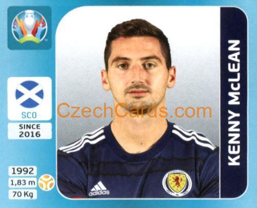 Kenny McLean 2020 Panini UEFA Euro Tournament Ed. Blue #434