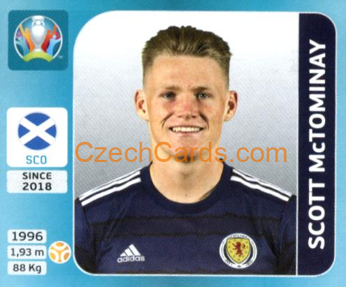 Scott McTominay 2020 Panini UEFA Euro Tournament Ed. Blue #435