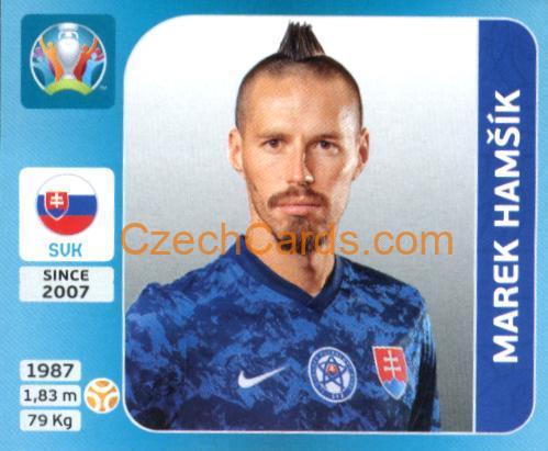 Marek Hamšík 2020 Panini UEFA Euro Tournament Ed. Blue #484