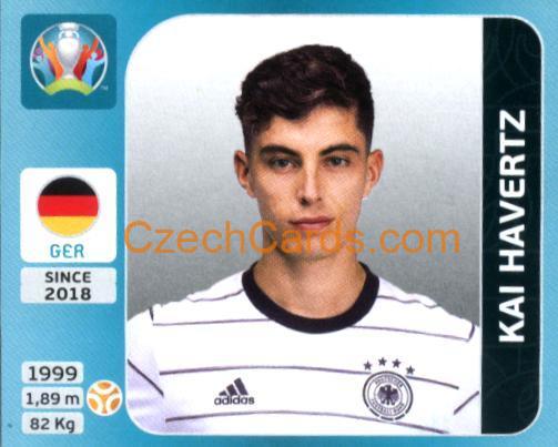 Kai Havertz 2020 Panini UEFA Euro Tournament Ed. Blue #594