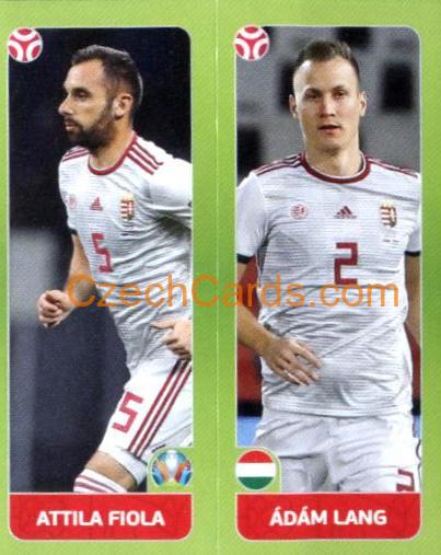 Attila Fiola / Ádám Lang 2020 Panini UEFA Euro Tournament Ed. Blue #623