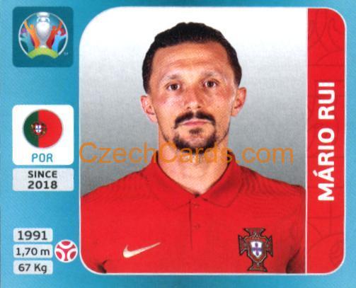 Mário Rui 2020 Panini UEFA Euro Tournament Ed. Blue #639