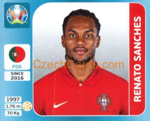 Renato Sanches 2020 Panini UEFA Euro Tournament Ed. Blue #648