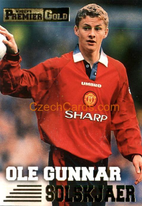 Ole Gunnar Solskjaer 1996/97 MERLIN Premier Gold #88