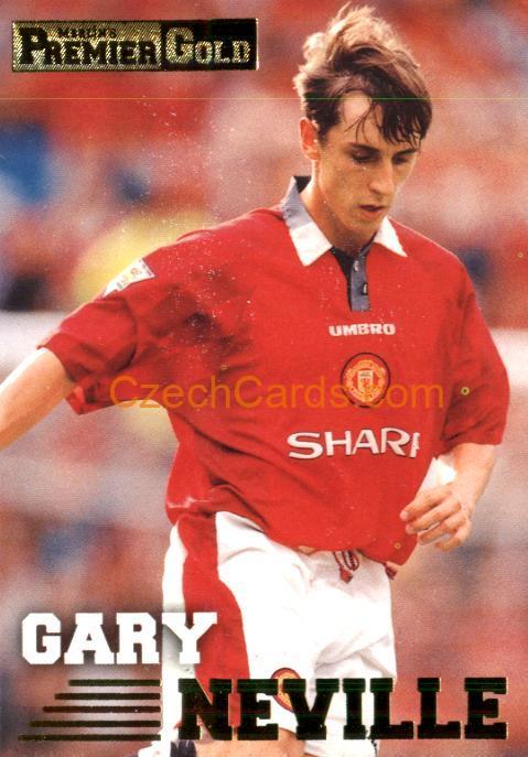Gary Neville 1996/97 MERLIN Premier Gold #90