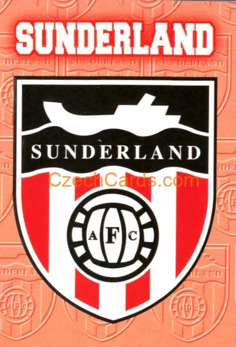 Sunderland club badge embossed 1996/97 MERLIN Premier Gold #E17
