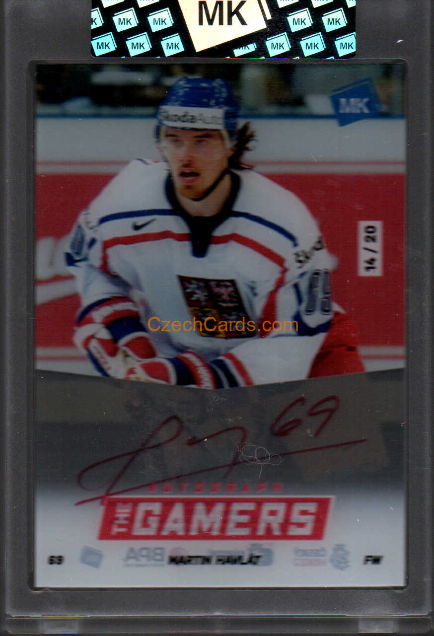 Martin Havlát MK Cards 2022/23 GAMERS Autograph xx/20