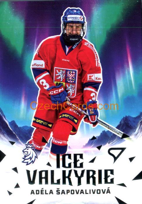 ADÉLA ŠAPOVALIVOVÁ 2025 Sportzoo Hokejové Česko ICE VALKYRIE #IV-17