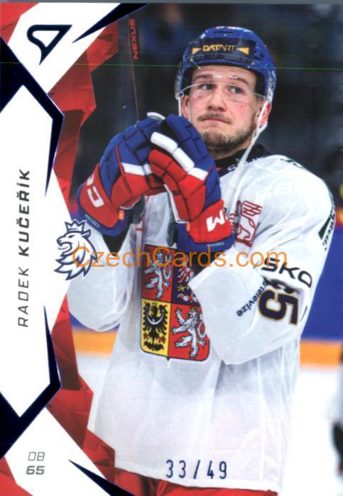 RADEK KUČEŘÍK 2025 Sportzoo Hokejové Česko blue xx/49 #19