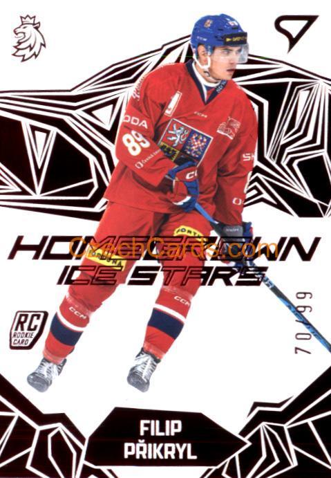 FILIP PŘIKRYL 2025 Sportzoo Hokejové Česko HOMEGROWN red xx/99 #HS-24