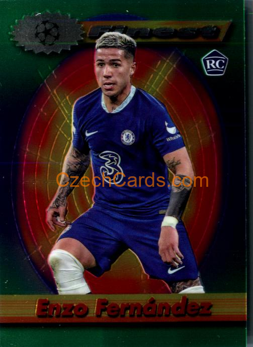 Enzo Fernández 2022/23 Topps UEFA Finest Flashbacks #5 RC