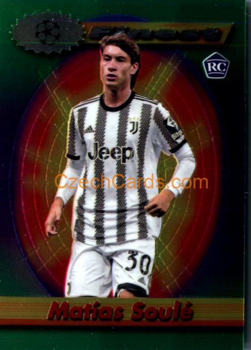 Matías Soulé 2022/23 Topps UEFA Finest Flashbacks #13 RC