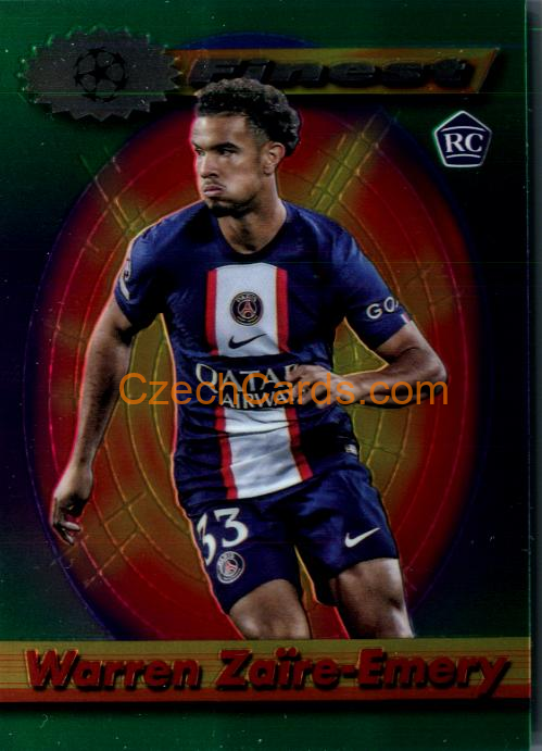 Warren Zaïre-Emery 2022/23 Topps UEFA Finest Flashbacks #17 RC