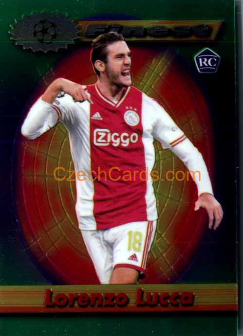 Lorenzo Lucca 2022/23 Topps UEFA Finest Flashbacks #18 RC