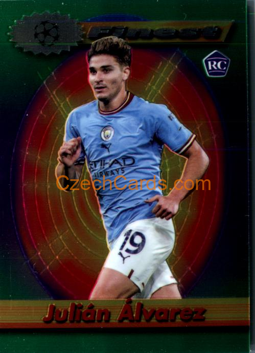 Julián Álvarez 2022/23 Topps UEFA Finest Flashbacks #19 RC