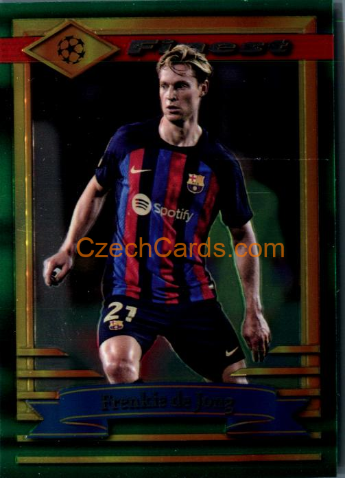 Frenkie de Jong 2022/23 Topps UEFA Finest Flashbacks #21
