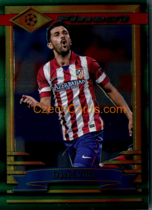 David Villa 2022/23 Topps UEFA Finest Flashbacks #26