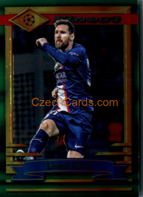 Lionel Messi 2022/23 Topps UEFA Finest Flashbacks #30