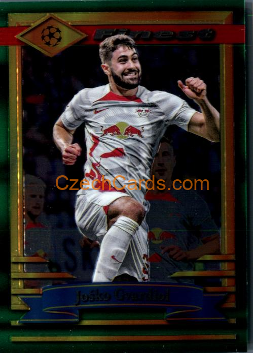 Joško Gvardiol 2022/23 Topps UEFA Finest Flashbacks #34