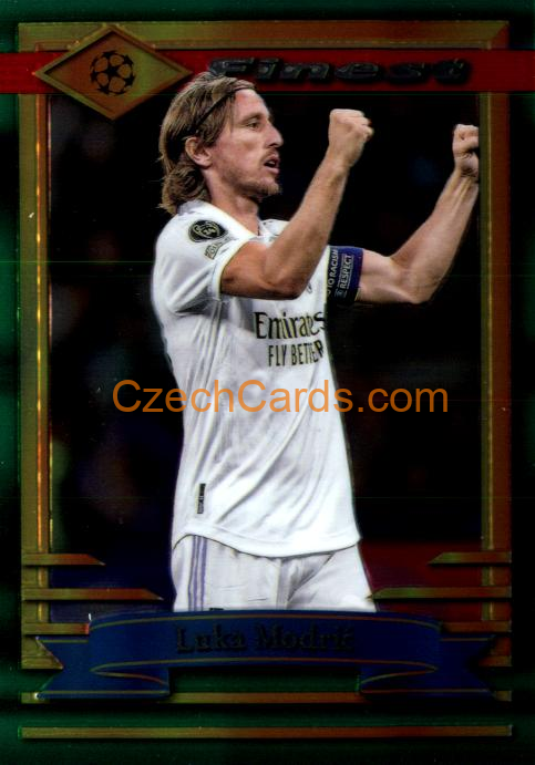 Luka Modrić 2022/23 Topps UEFA Finest Flashbacks #35