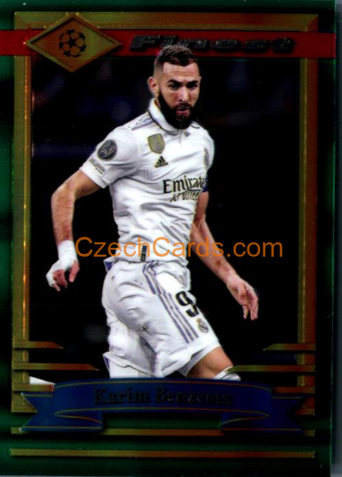 Karim Benzema 2022/23 Topps UEFA Finest Flashbacks #43