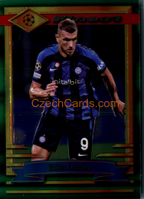 Edin Džeko 2022/23 Topps UEFA Finest Flashbacks #45