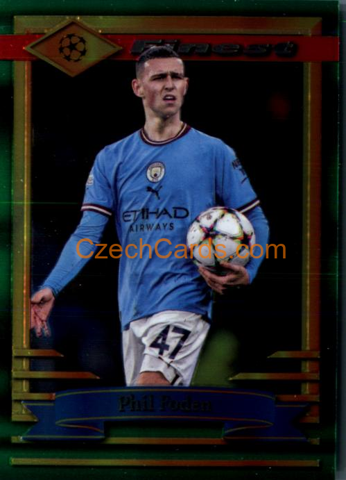 Phil Foden 2022/23 Topps UEFA Finest Flashbacks #47