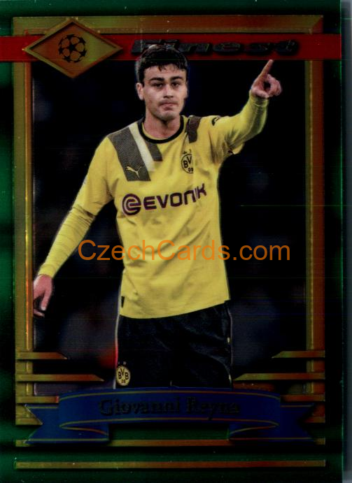 Giovanni Reyna 2022/23 Topps UEFA Finest Flashbacks #48